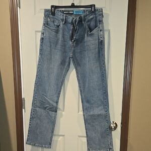 Hooey Men's Rock & Roll Denim Slim Straight Leg Jeans